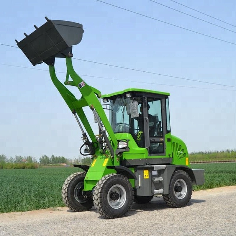 Wheel loader with joystick quick hitch YFL10