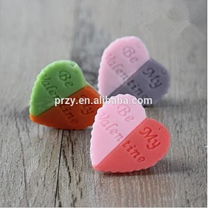 Hot sale Heart-shaped DIY sugar cake decoration mold mini resin silicone mold