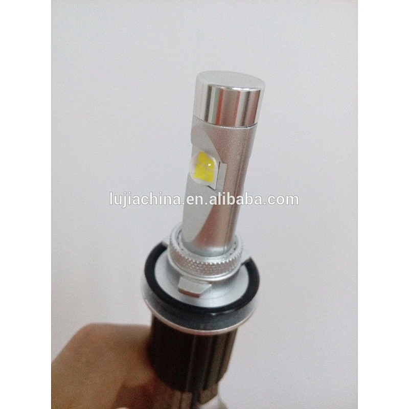 New High Power led bulb,All in One Fanless copper belt 60w 6000K L7 Crees XHP70 H11 cars LED Headlight H11 PJG19 auto fog light