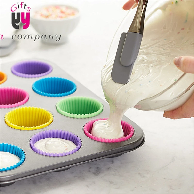 Mini Silicone Egg Bread Baking Cups Silicone Baking Cups Muffin Mould Cupcake Liner