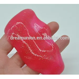 clear putty with glitter