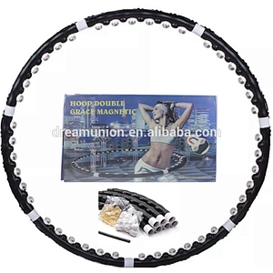 Weighted Magnetic Hula Hoop Professional Fitness Exercise Massager
