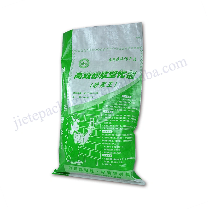 High quality 20kg plastic pp woven cement bag for mortar,plaster,adhesive and asphalt