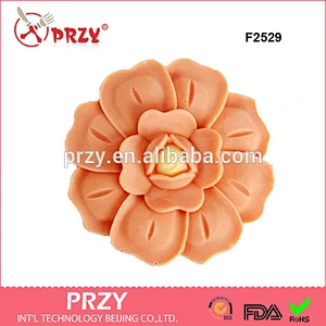 F2529 fondant mold flower shape silicone fondant mold