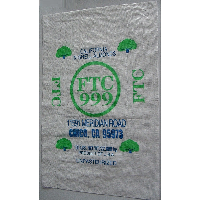 50lbs white pp woven seed nuts packaging bag for almonds,sunflower seed,corn