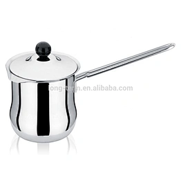LTC1168 Silver Ware home usemini stainless steel arabic coffee pot with handle
