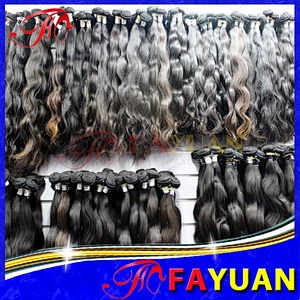 Wholesale dyeable 7 A grade body wave unprocessed virgin indian hair weaving