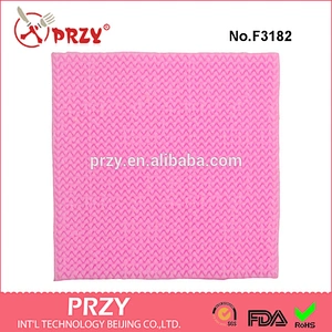 F3182 Fondant silicone mold wool sweater texture silicone mold cake decoration