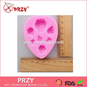 F3043 PRZY High quality silicone baking mould fondant cake Strawberry food grade silicone mold