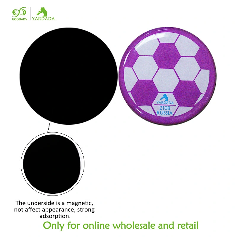 2018 promotional gifts funny creative souvenir fridge magnet, football World Cup epxoy fridge magnet in stock