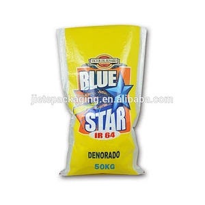 Accept custom order and agriculture industrial use one time used polypropylene pp woven rice bag