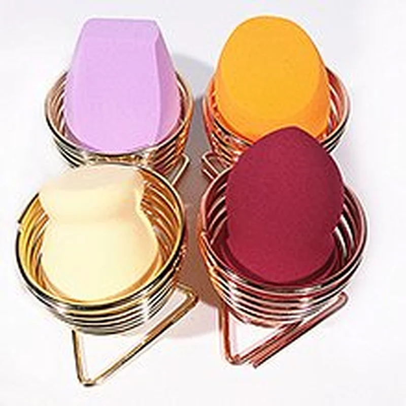 2pc Metal makeup Sponge holder Puff Display Stand