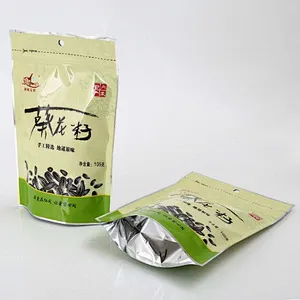 Accept customized color printing PE bags for sunflower seed packaging