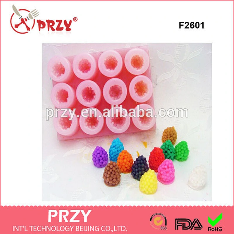 F2601 mulberry fondant silicone mold/ wholesale silicone mold