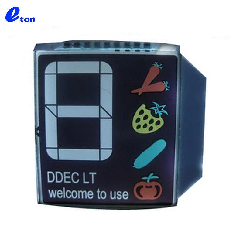 Custom lcd display module with glass panel for elevator