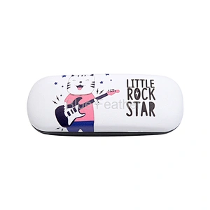 Matte Pu Animal Printing Eyeglasses Case for Children