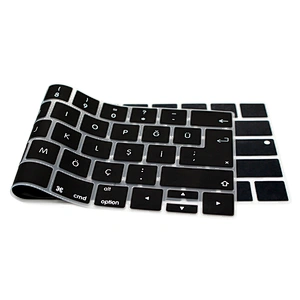 Waterproof Colored Silicone Laptop Turkish Keyboard Skin keyboard protector for macbook pro touch bar A1706 A1707 A1989 A1990