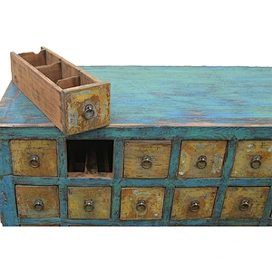 beijing Chinese antique medicine cabinet wood distressed furniture
