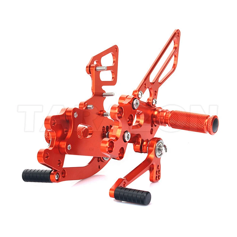 CNC Billet Racing Adjustable Rear set Footrest For RC8 R Racing Version All Year