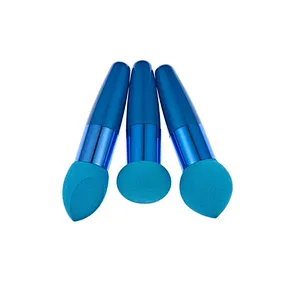 3PC Women Cosmetic Liquid Cream Foundation Concealer Sponge Lollipop Brush