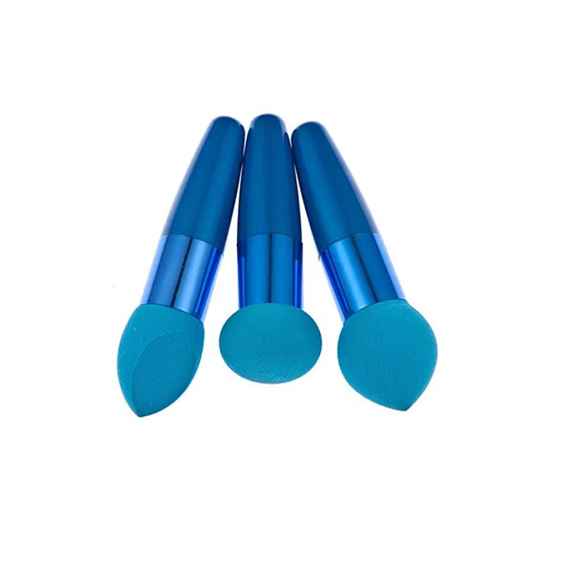 3PC Women Cosmetic Liquid Cream Foundation Concealer Sponge Lollipop Brush