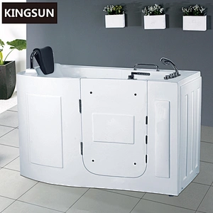 K-8106 China Manufacturers Shower Combo Acrylic Lows Walk In Bathtub Corner Bathtub Elderly