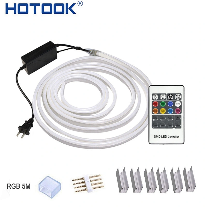 20m/65.6ft 220V Rope 120Led/m Waterproof MIni Flexible RGB LED Neon Strip Rope