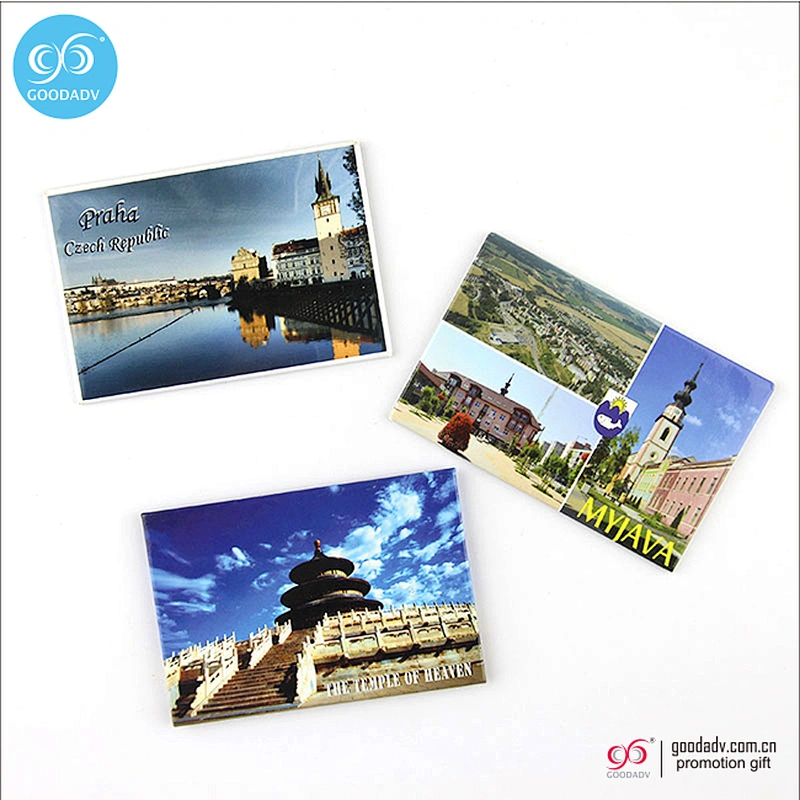 Printed tourist souvenirs tinplate fridge magnet / magnet fridge custom