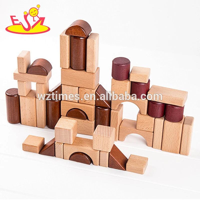 2018 Wholesale educational children's wooden building toys W13A132