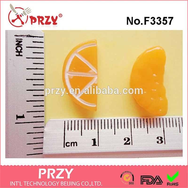 F3357 Orange Tangerine Slice Half Sliced Tangerine Flexible Silicone Mold silicone cake mold