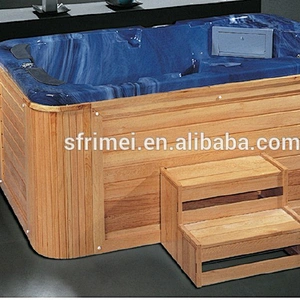 Hot Sale Outdoor SPA Whirlpool Adult Portable Massage Bathtub Extra Large With Staircase