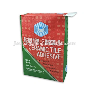 Side gusset cement, glue packaging kraft paper bag with valve port and block bottom
