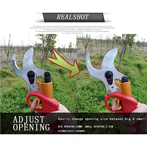 Long Handle Pruning Shears Anti-Slip Grip Electric Pruning Shears Full Tools Set