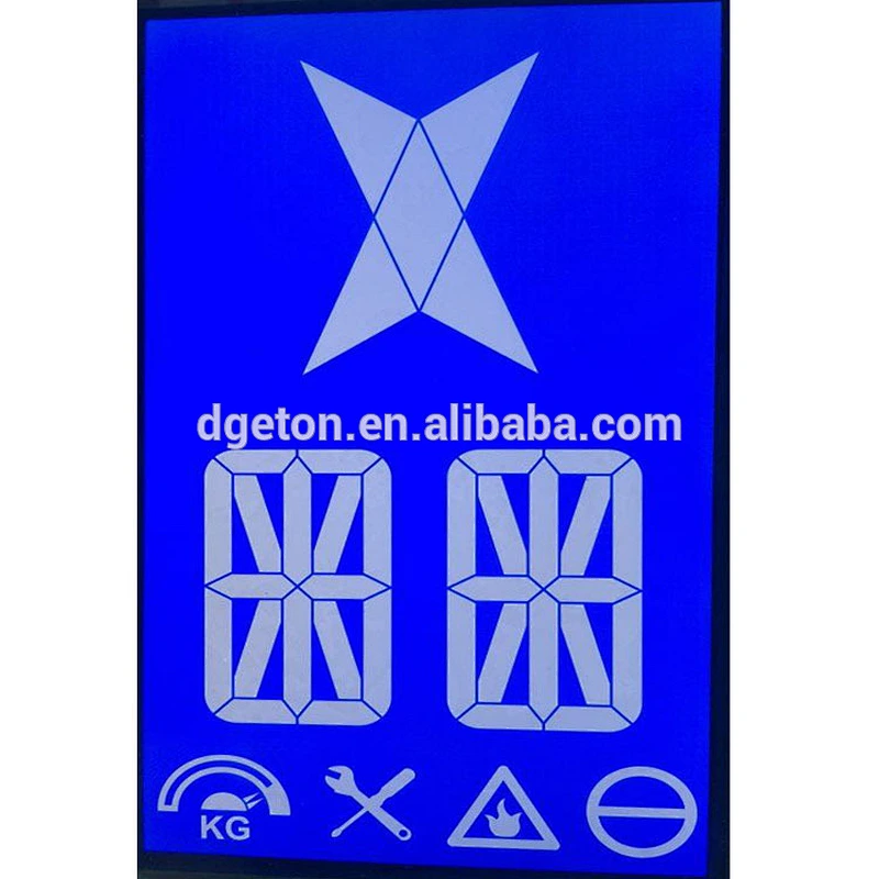 7 segment lcd display for elevator