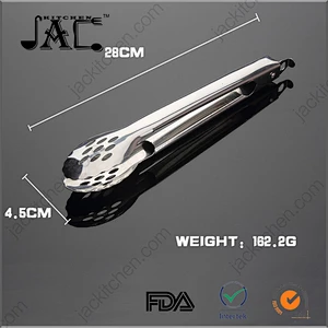 Premium Sturdy Stainless Steel Kitchen Locking Tongs