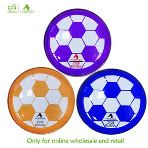 World cup design glass fridge decor, promotional gifts, 2018 fashion decor in stock