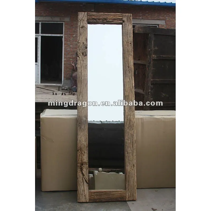 Chinese antique natural frame mirror