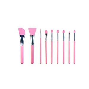 Wholesale 9-Piece Silicone Makeup Brush Set