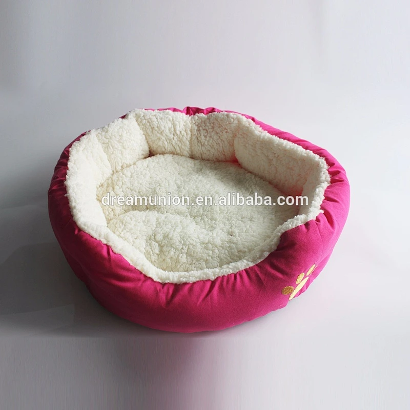 New Colorful Pet Beds Small Medium Sized Dogs Cats Round Beds