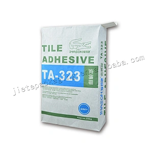 Customized multilayer kraft paper cement bag for packing 25kg mortar,lime,tile adhesive