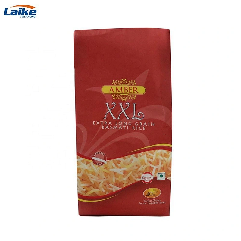 China high quality  design non woven wheat flour fabric rice packaging bag size 10kg 25kg 50kg