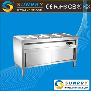Stainless steel electric commercial buffet bain marie food and soup warmer