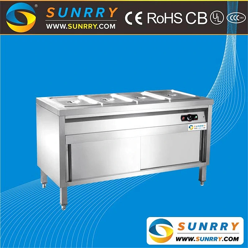 Stainless steel electric commercial buffet bain marie food and soup warmer