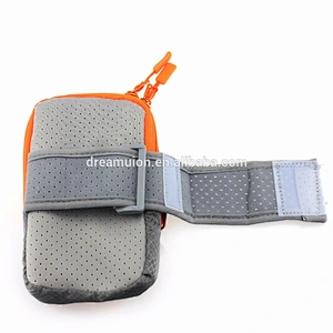 Sports Armband Double Pockets Multifunctional Outdoor Arm Wrist Bag Package