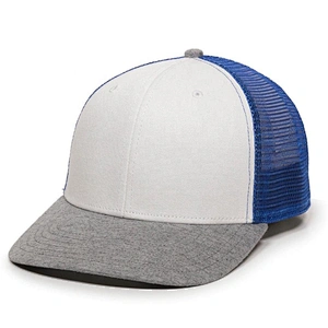Wholesale Men's Outdoor Curved Custom Plain Trucker Cap Mesh Back Hat