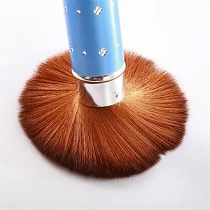 Personalized custom cosmetic brushes professional portable makeup retractable blush powder concealer brush