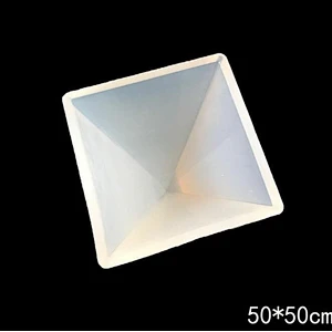 Pyramid Silicone Mold Resin Jewelry Making Mould Epoxy Pendant Craft DIY Tool Mold