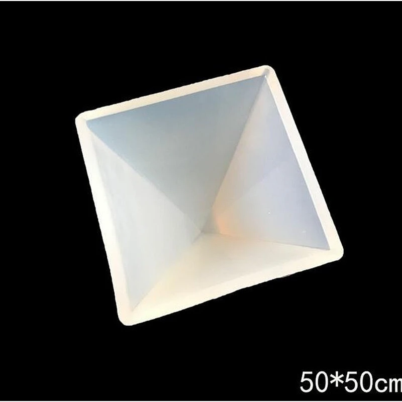 Pyramid Silicone Mold Resin Jewelry Making Mould Epoxy Pendant Craft DIY Tool Mold