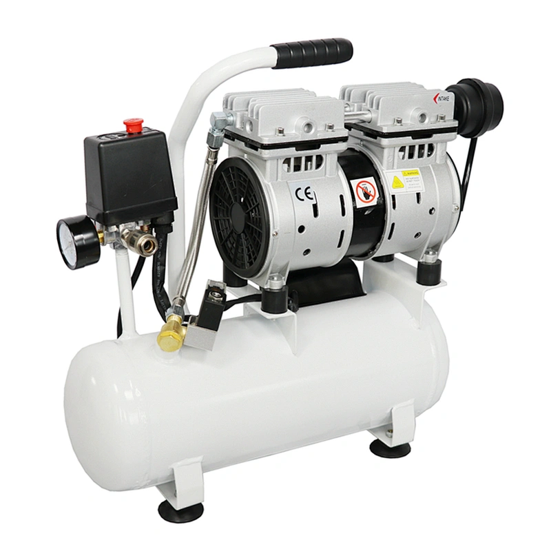 V9W481 480W 9L 220V 110V AC mini piston oil free silent air compressor