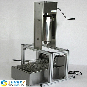 2018 new type and world popular churros cart waffle maker shapes making machine with low price